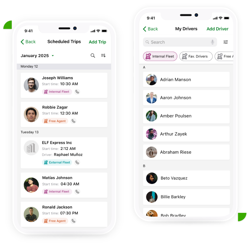 Payments mockup