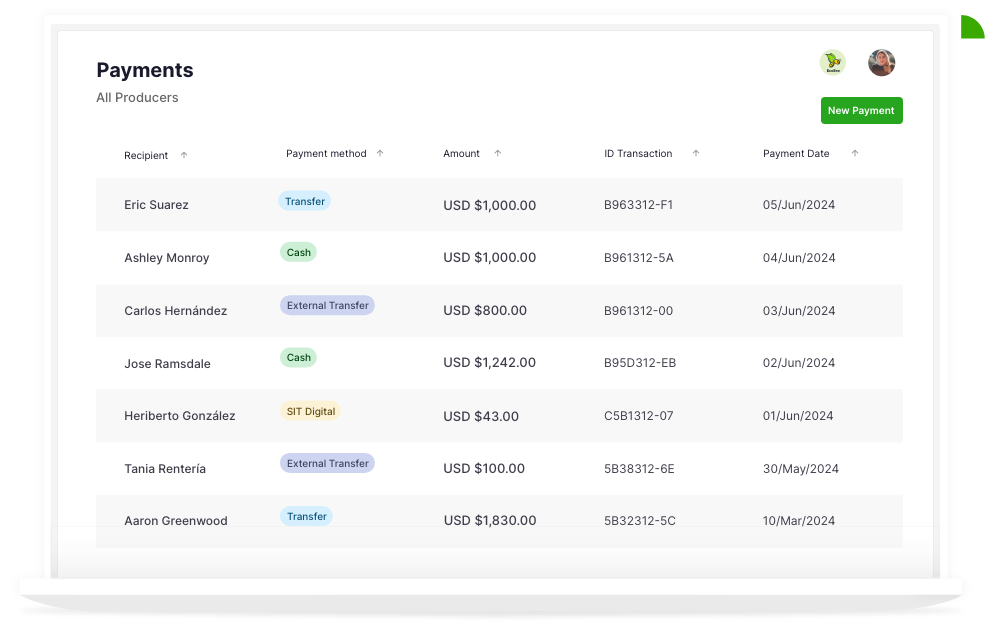 Logistics mockup